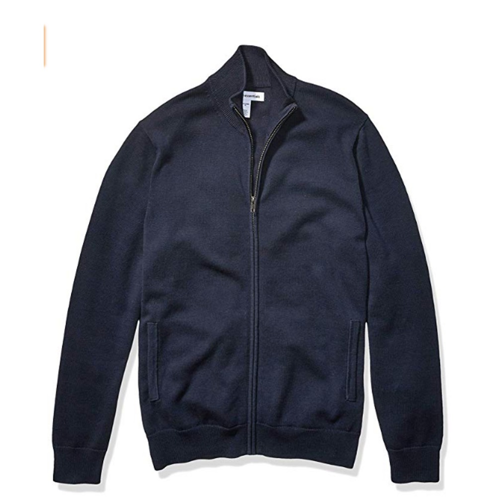 Amazon Essentials Full-Zip Cotton Sweater, XL
